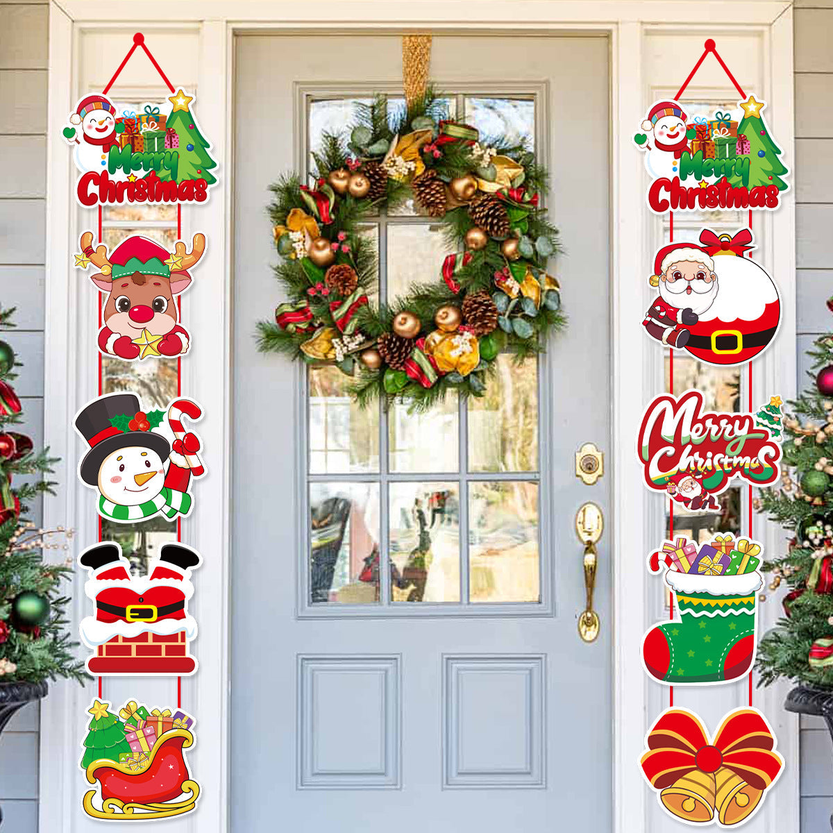 Christmas Door Hanging Decoration For Festive Entryways