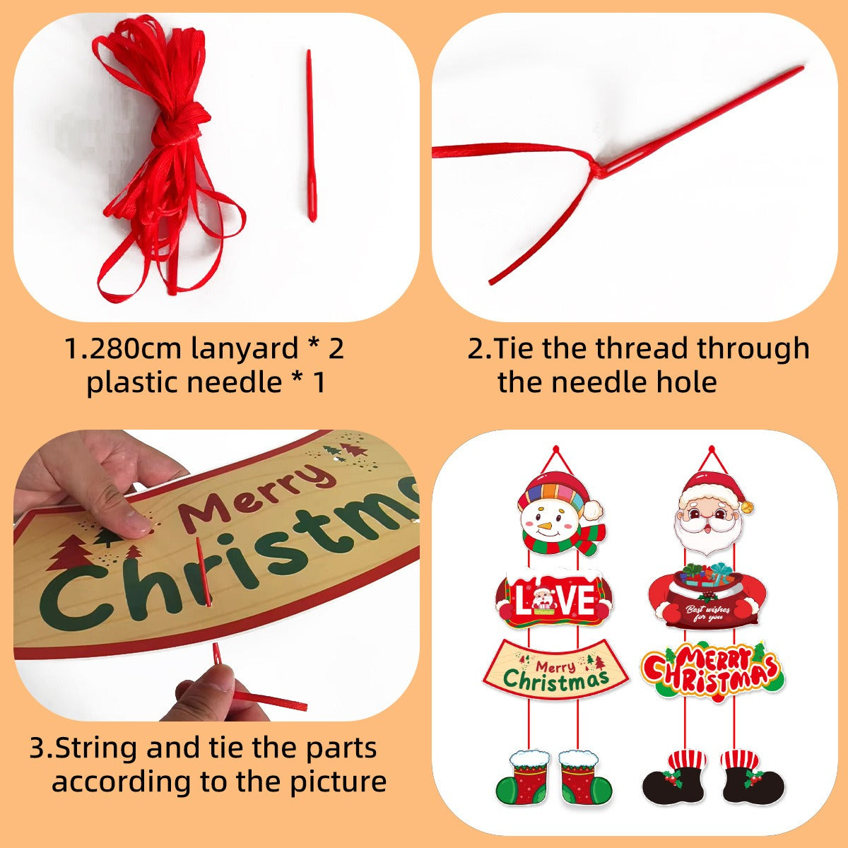 Christmas Door Hanging Decoration | Instant Holiday Cheer