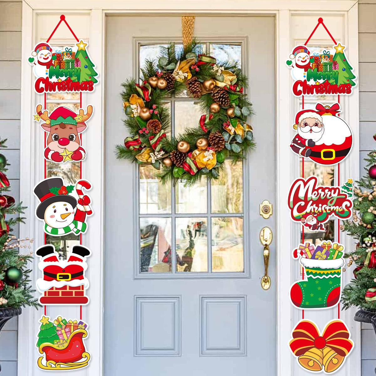 Christmas Door Hanging Decoration | Instant Holiday Cheer