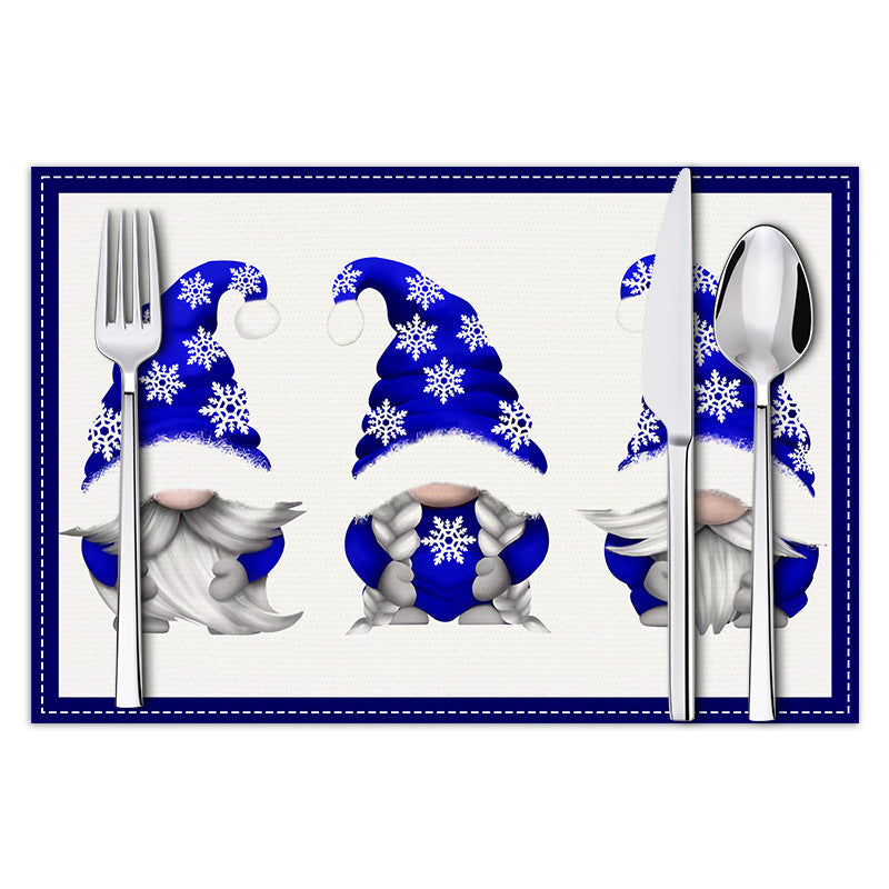 Christmas Gnome Placemat — Cheerful Holiday Table Decor