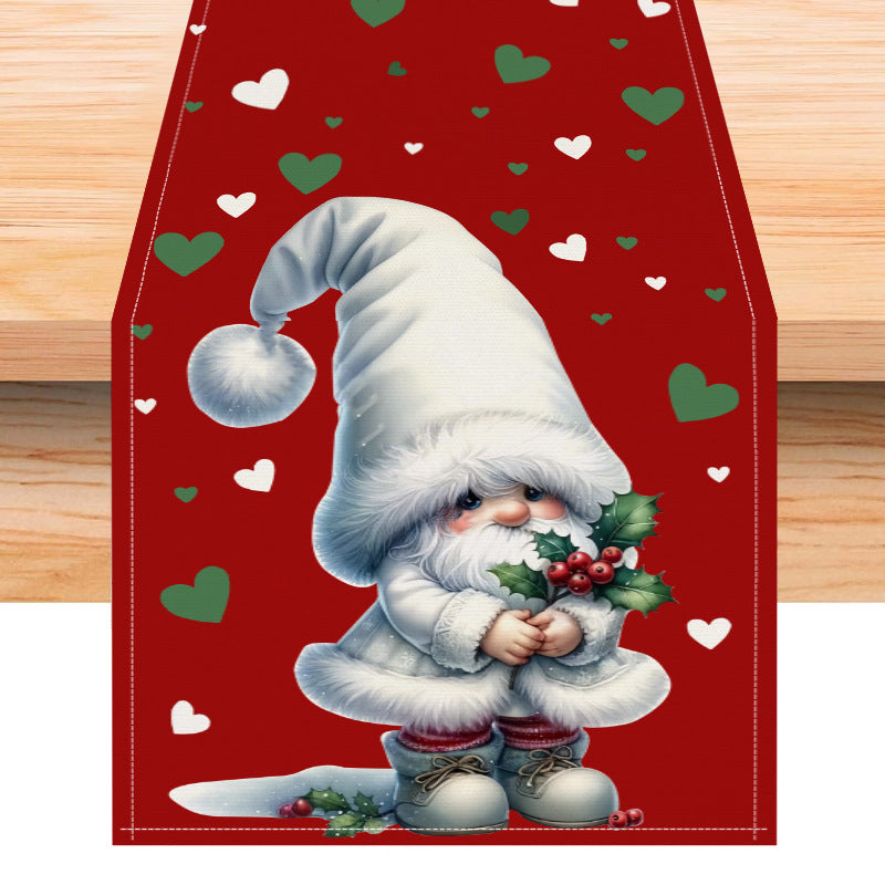 Christmas Dwarf Table Flag Festive Holiday Decoration