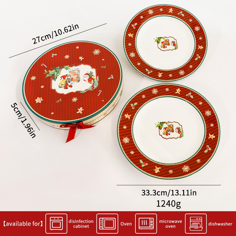 Christmas Ceramic Tableware Set for Elegant Hosting