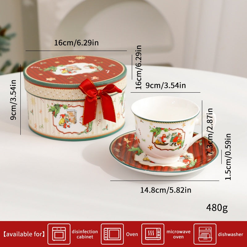 Christmas Ceramic Tableware Set for Elegant Hosting
