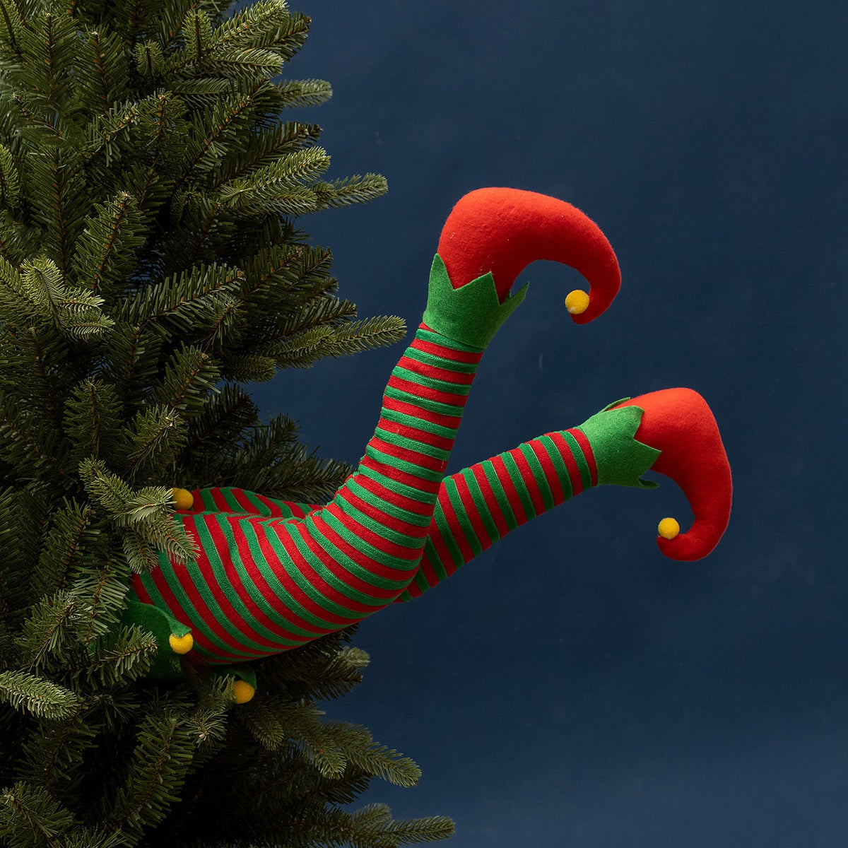 Christmas Elf Legs Tree Decor for Whimsical Holiday Cheer