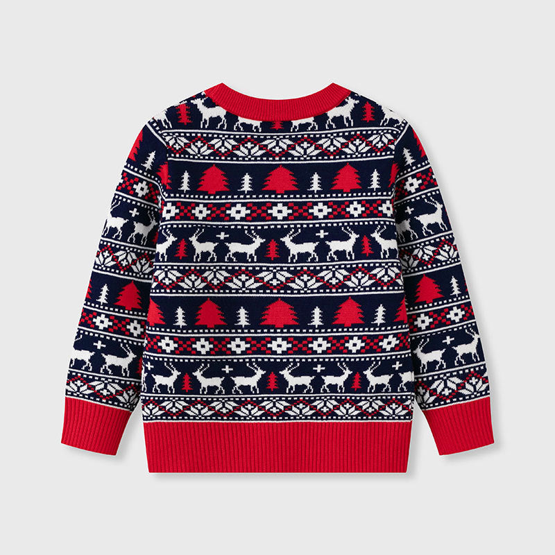 Baby Christmas Sweater | Nordic Reindeer Knitwear