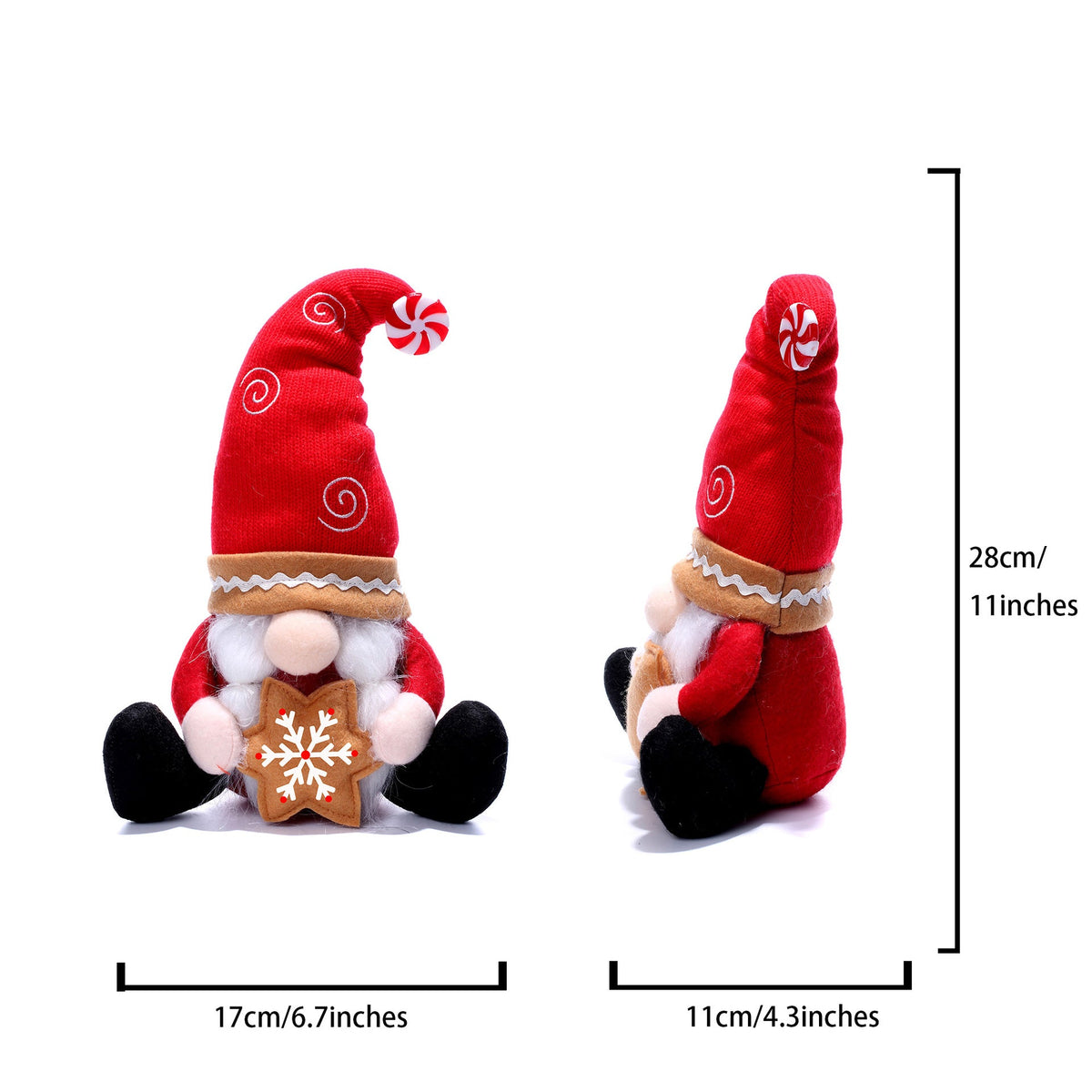 Christmas Elf Doll Decor for Cozy Nordic Holiday Charm
