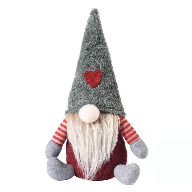 Christmas Faceless Gnome Doll for Cozy Tabletop Decor