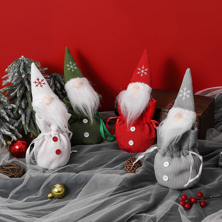 Christmas Gnome Candy Bags for Festive Treat Displays