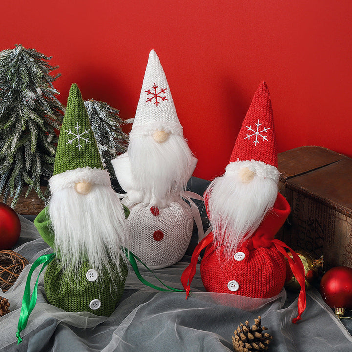 Christmas Gnome Candy Bags for Festive Treat Displays