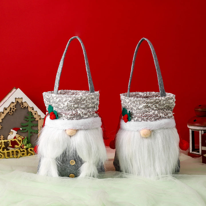 Christmas Santa Gift Bag & Holiday Tree Decoration