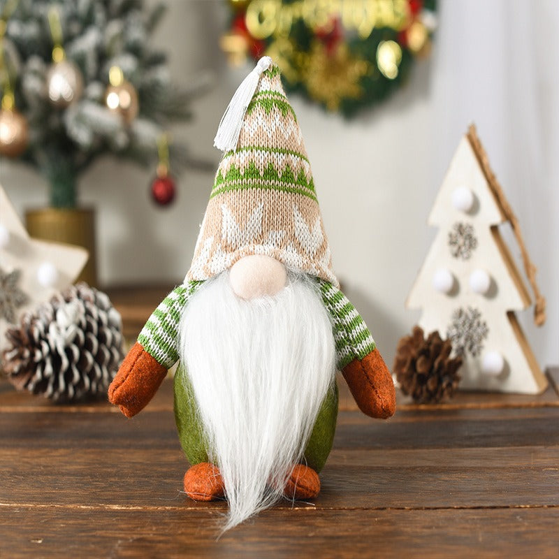 Christmas Elf Doll – Cozy Faceless Tabletop Decor