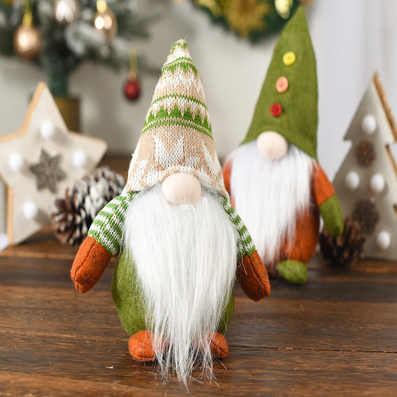 Christmas Elf Doll – Cozy Faceless Tabletop Decor