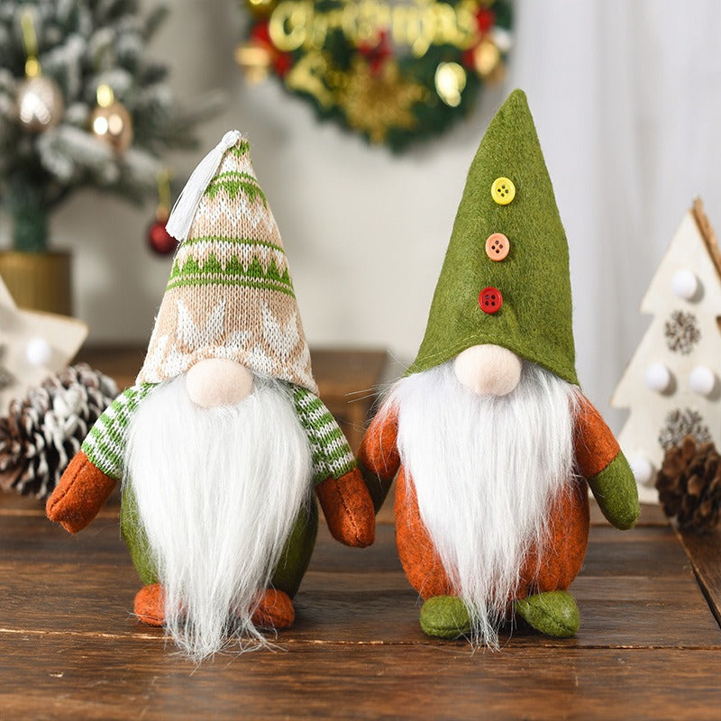 Christmas Elf Doll – Cozy Faceless Tabletop Decor