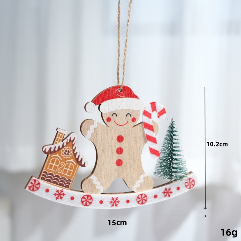 Felt Gingerbread Ornament Set for Cohesive Christmas Trees