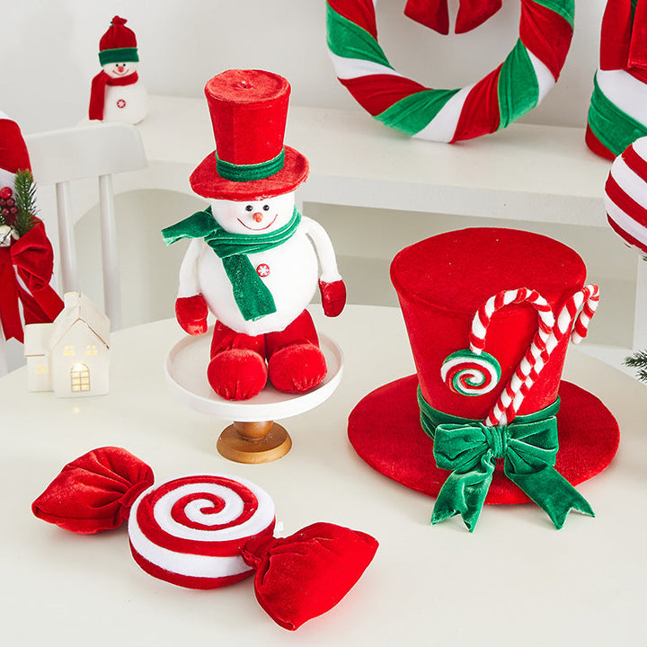 Christmas Santa Hat Decoration for Festive Displays