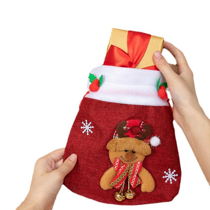 Christmas Gift Bag for Festive Candy & Small Gifts