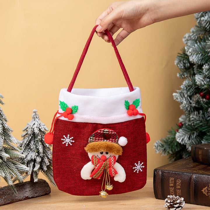 Christmas Gift Bag for Festive Candy & Small Gifts