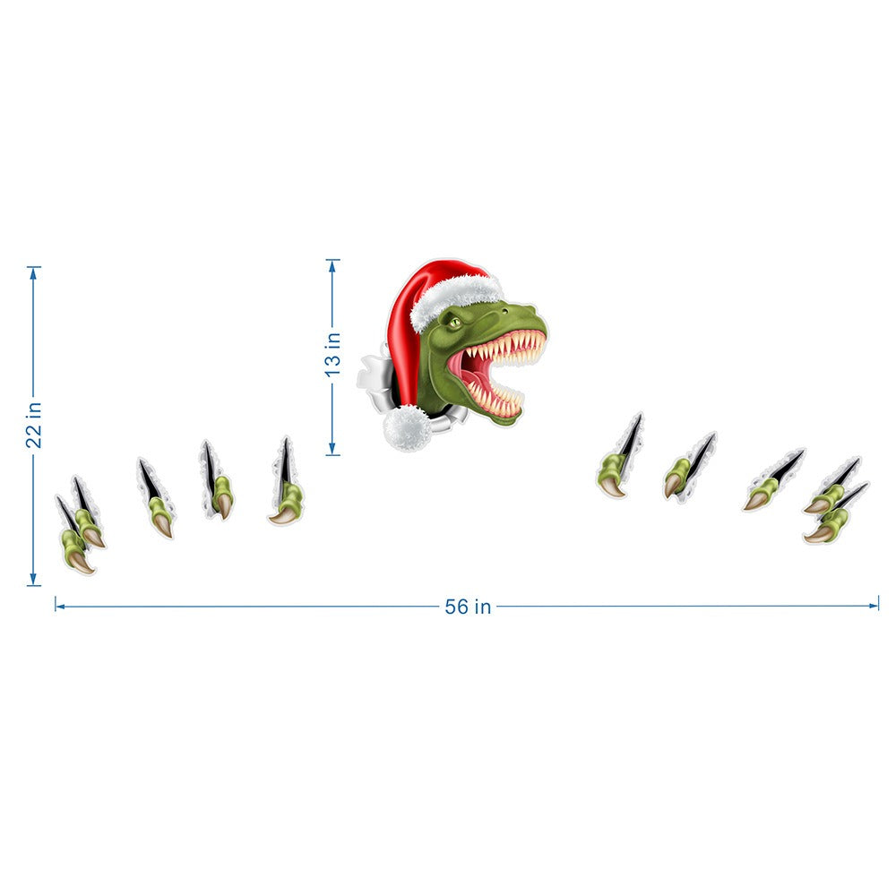 Christmas Garage Door Stickers Holiday Decor Display