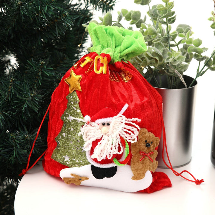 Christmas Gift Bag for Festive Reusable Gift Wrapping Decor