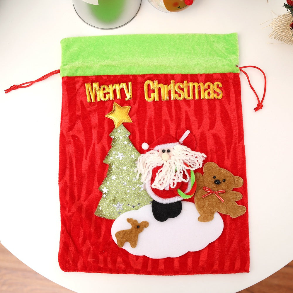 Christmas Gift Bag for Festive Reusable Gift Wrapping Decor