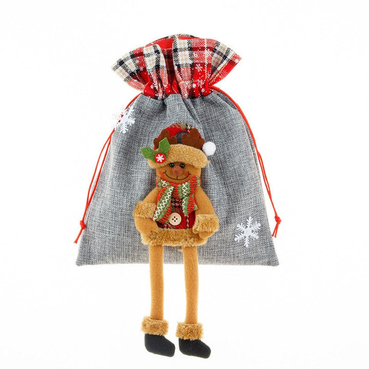 Christmas Drawstring Gift Bags for Small Presents