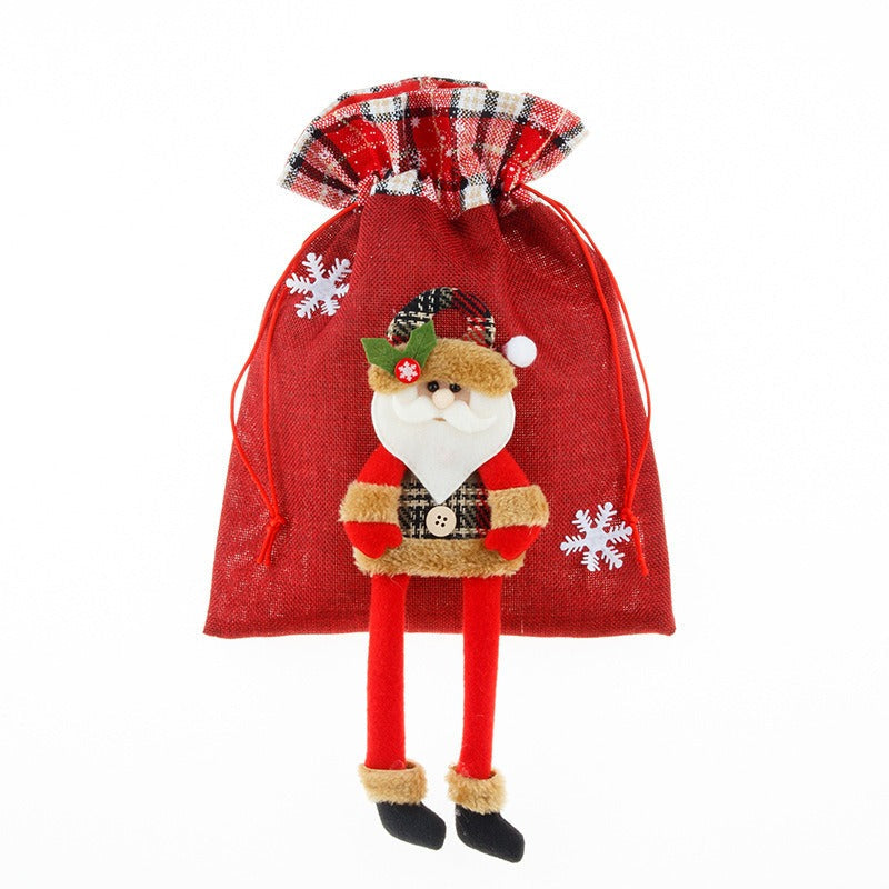 Christmas Drawstring Gift Bags for Small Presents