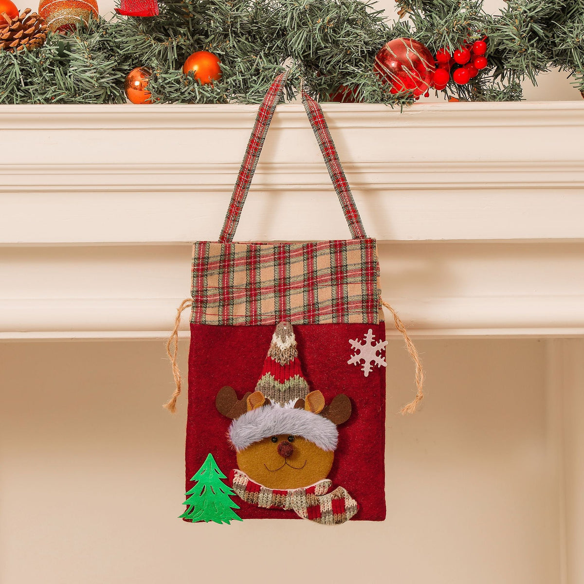 Christmas Gift Bag for Charming Reusable Holiday Giving