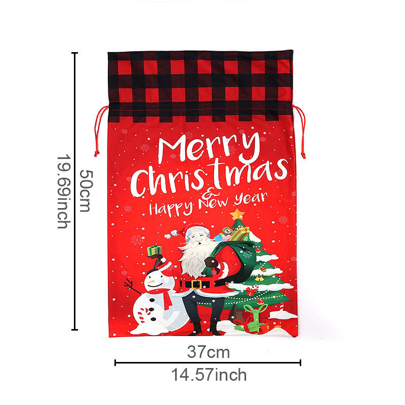 Large Christmas Gift Bag for Candy, Toys and Gifts