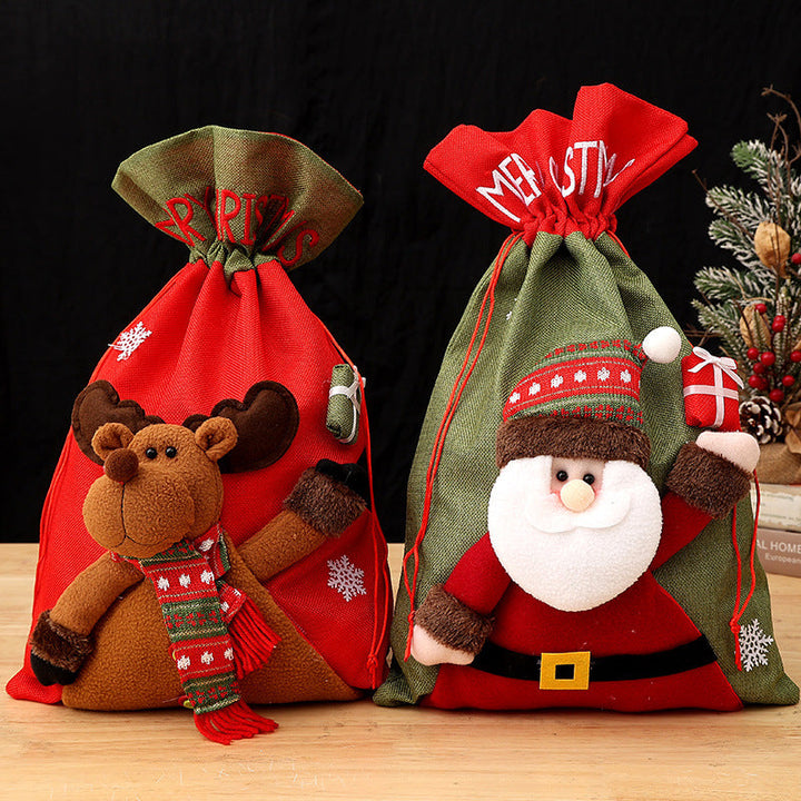 Christmas Gift Bags: Reusable Character Treat Pouches
