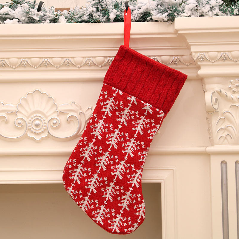 Knit Christmas Stockings Set - Cozy Cable-Knit Mantel Decor
