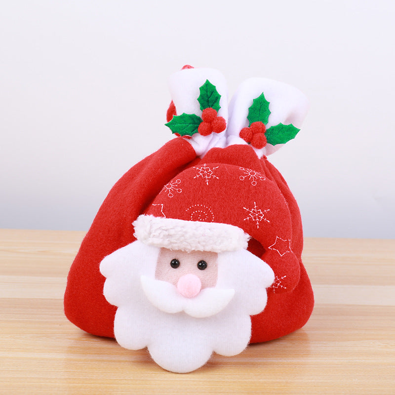 Christmas Gift Bags for Kids, Reusable 3-Pack Set
