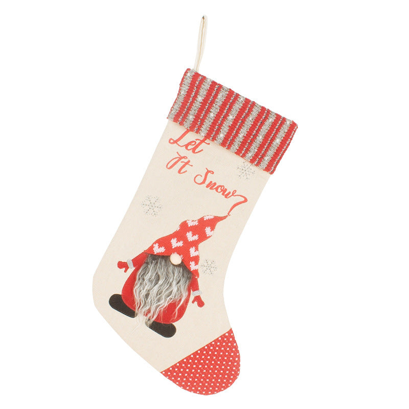 Christmas Stocking for Festive Gift Display Decoration