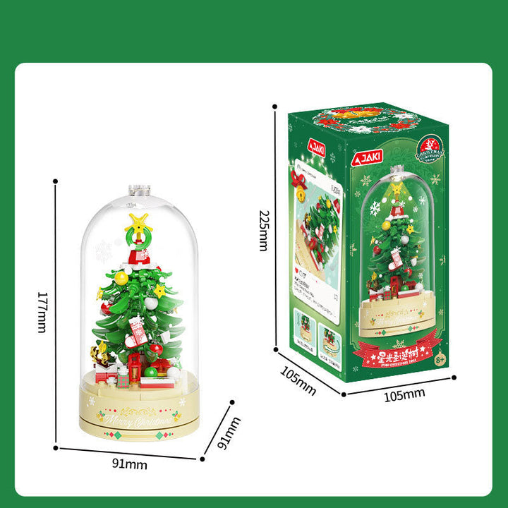 Christmas Tree Music Box With Clear Protective Dome