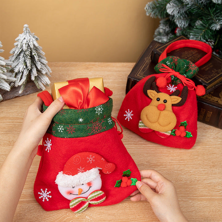 Christmas Gift Bag for Festive Reusable Gift Giving