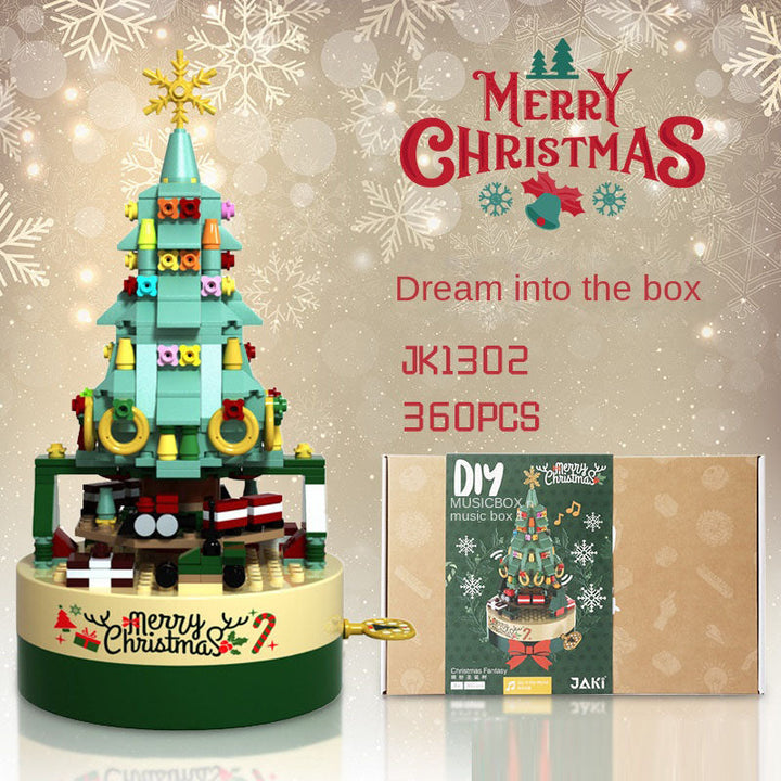 Christmas Tree Music Box Building Set Decoration Gift