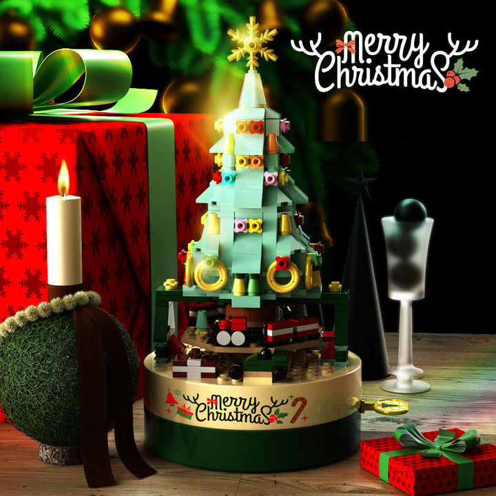 Christmas Tree Music Box Building Set Decoration Gift