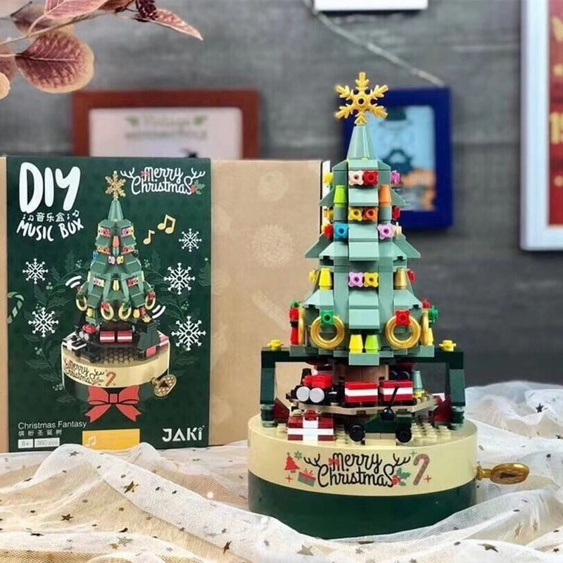 Christmas Tree Music Box Building Set Decoration Gift