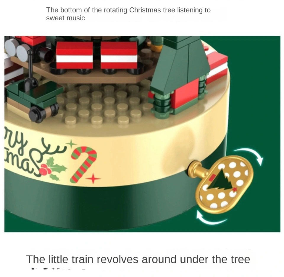Christmas Tree Music Box Building Set Decoration Gift