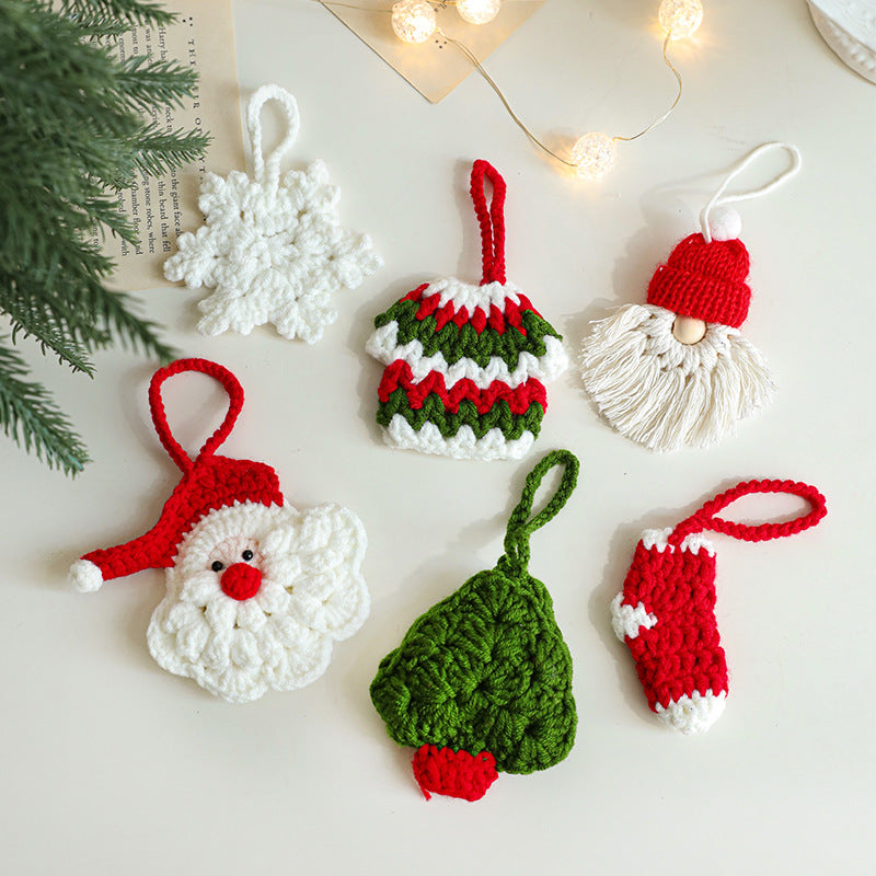 Hand-Woven Christmas Ornaments for Cozy Holiday Decor