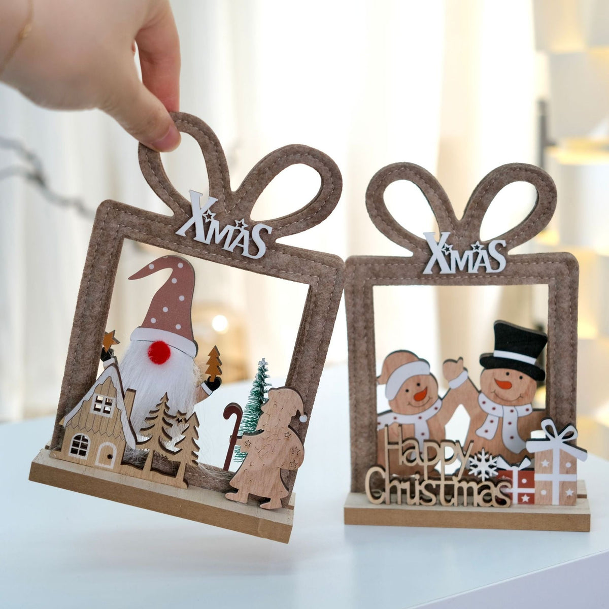 Christmas Tabletop Ornaments for Festive Atmosphere