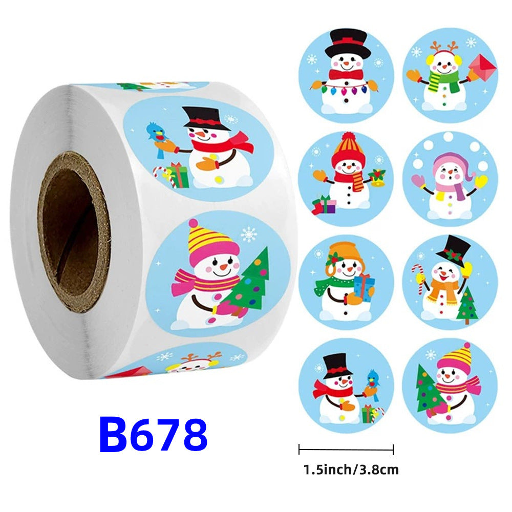 Christmas Gift Stickers for Festive Gift Wrapping