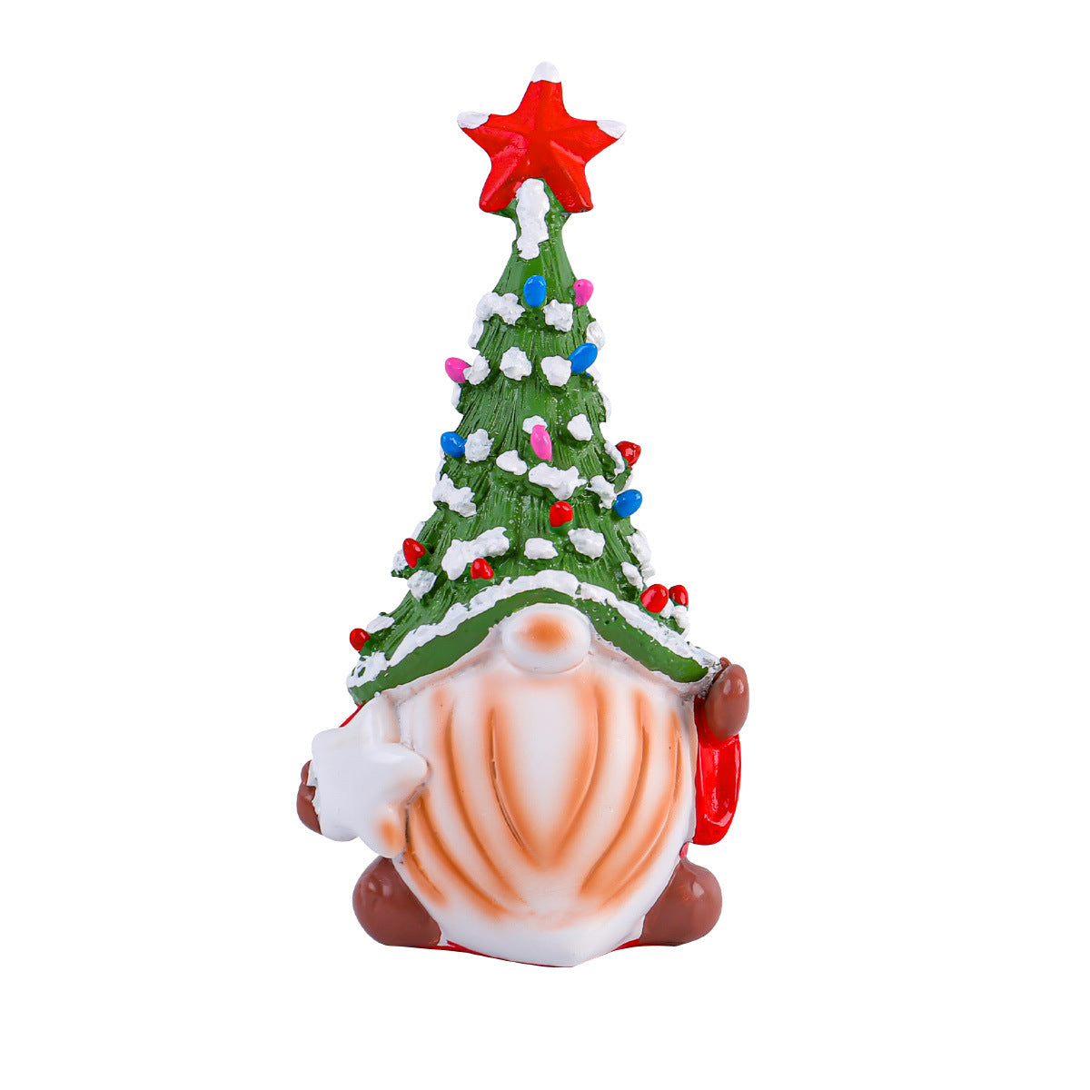 Christmas Gnome Tree Hat Ornament for Small Spaces