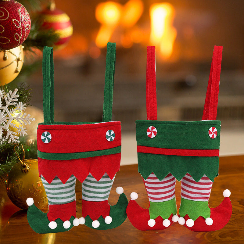 Christmas Elf Gift Bag for Festive Reusable Giving