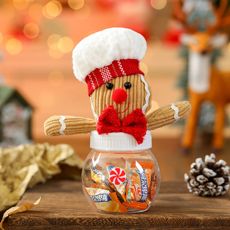 Christmas Gingerbread Candy Jar Festive Centerpiece