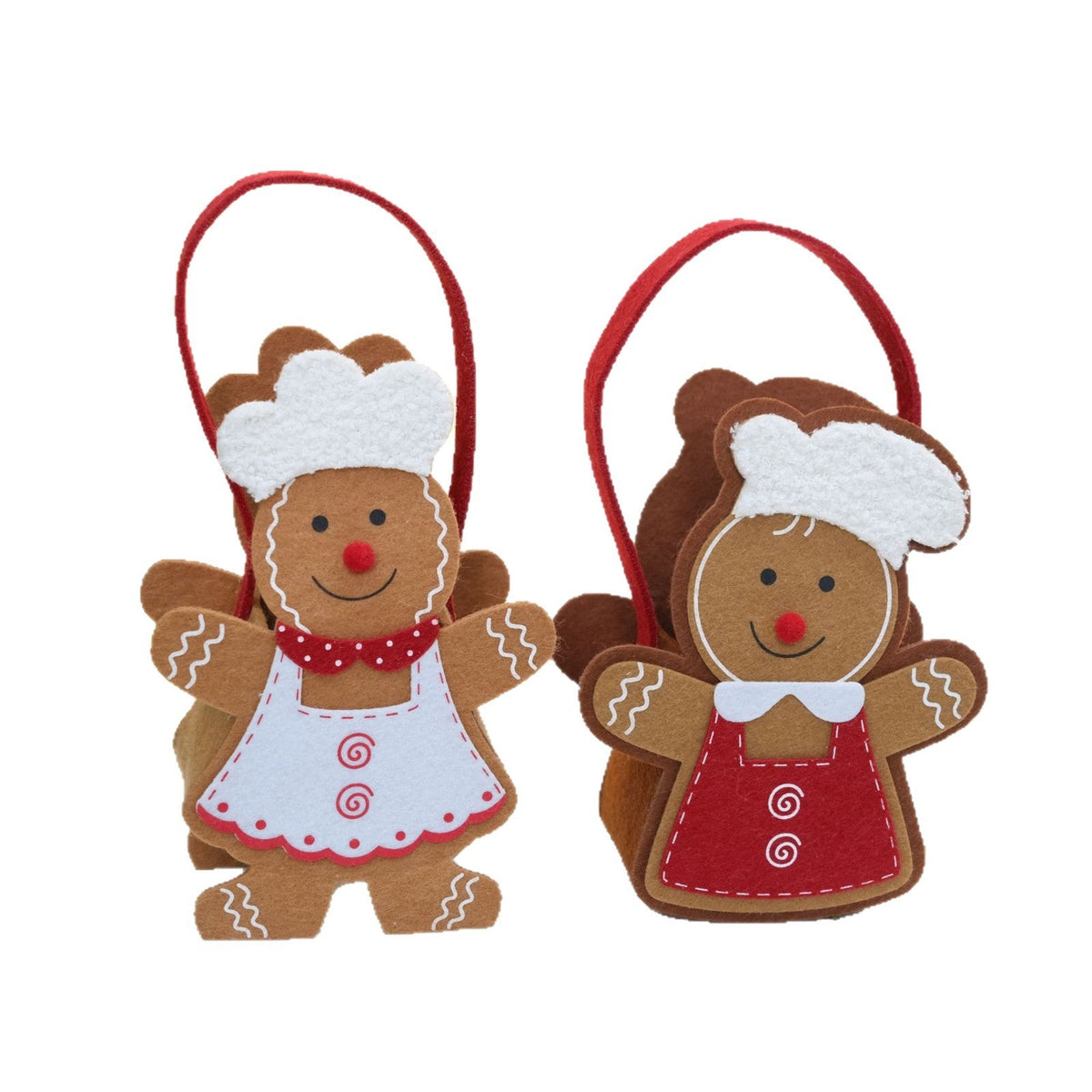 Christmas Gingerbread Tote Bags for Festive Gifting