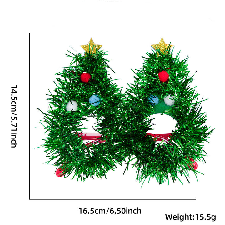 Christmas Novelty Glasses for Festive Holiday Photos