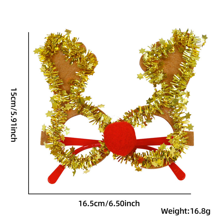 Christmas Novelty Glasses for Festive Holiday Photos