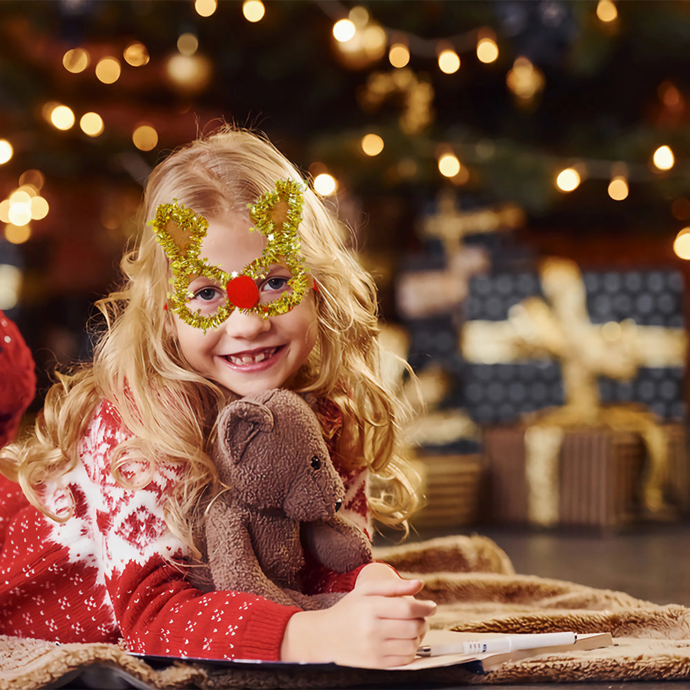 Christmas Novelty Glasses for Festive Holiday Photos