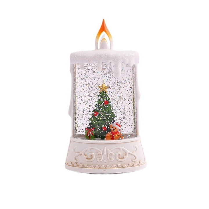 Christmas Water Lantern Candle for Cozy Holiday Glow