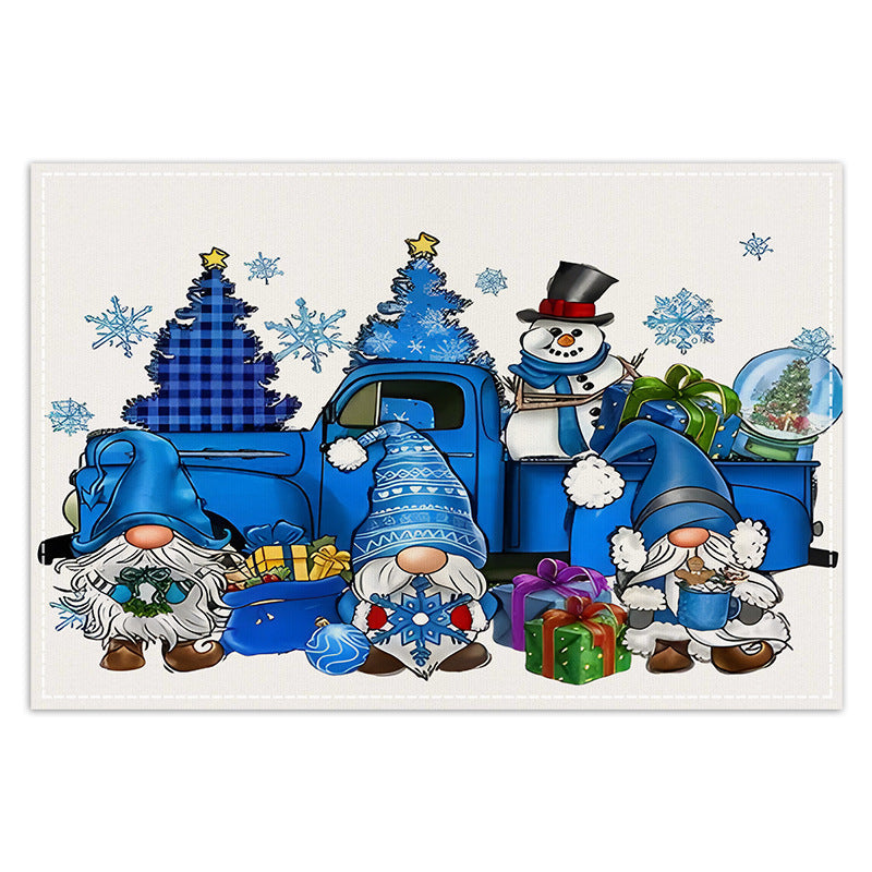 Christmas Gnome Placemats for Cheerful Holiday Tables